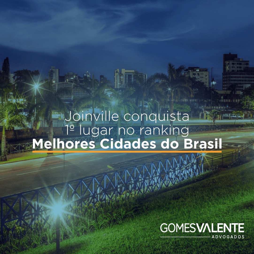 Joinville conquista 1° lugar no ranking Melhores Cidades do Brasil