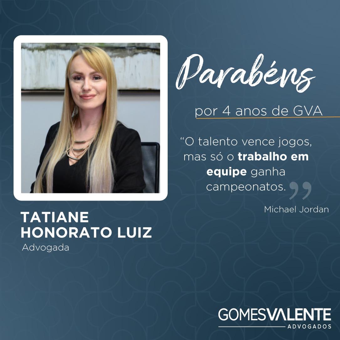 Tatiane Honorato - 4 Anos de GVA