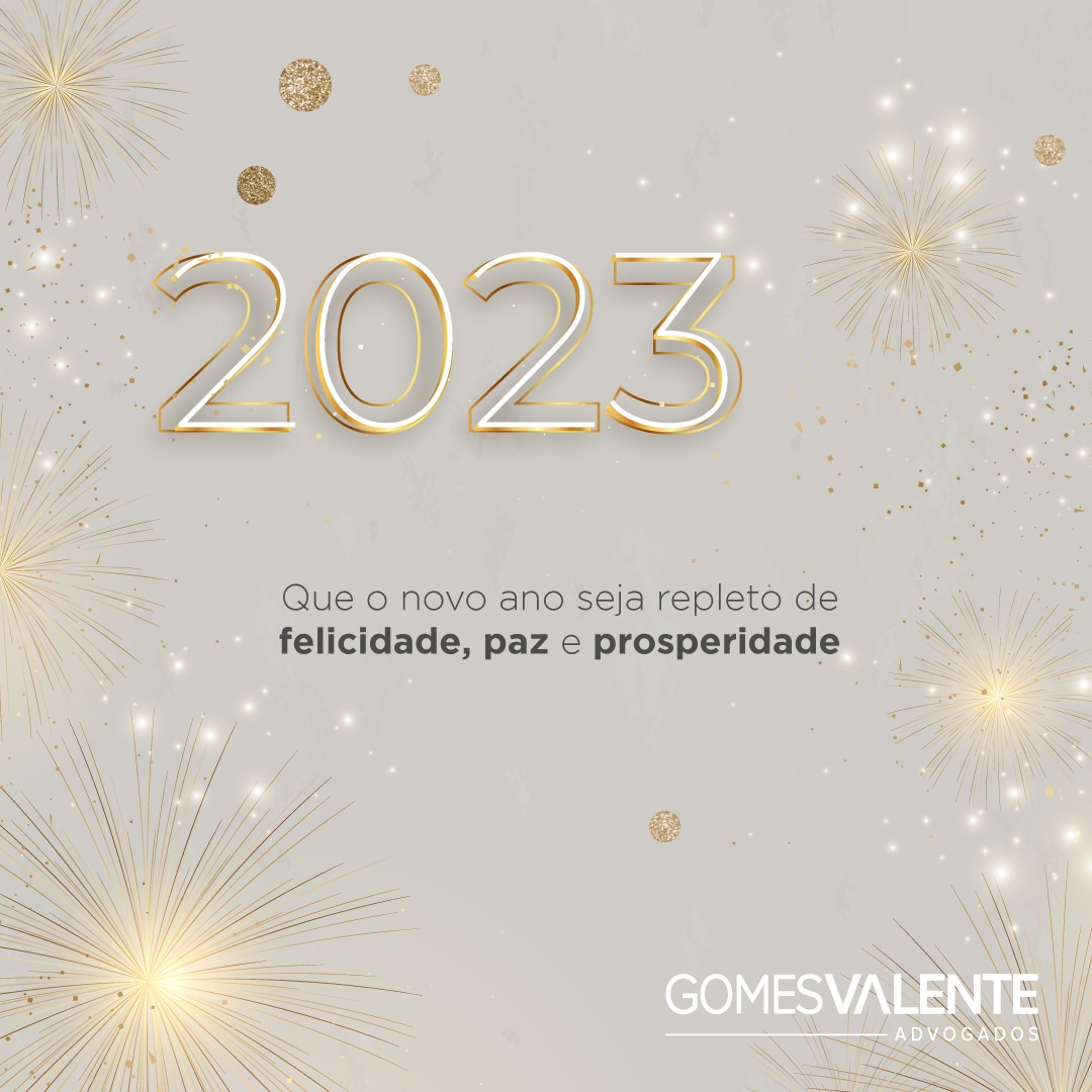 Gomes Valente Advogados deseja a todos um Feliz Ano Novo!